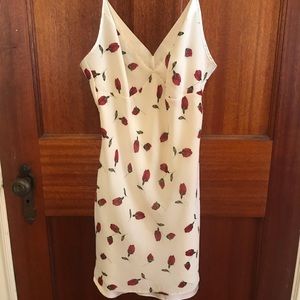 Vintage Rose Silk Cami Dress